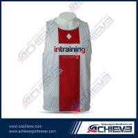 Custom design polyester running singlet wholesale