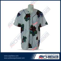 Comfortable customized 100%polyester baseball wear