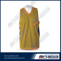 Ladies' basketball jersey with customized design fully sublimation