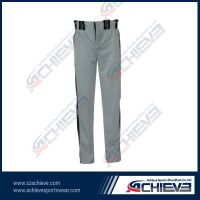 Customzied professional baseball pants with 100%polyester