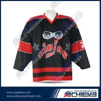 Hot selling sublimated ice hockey shirts with your own design