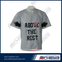 Custom sublimation baseball uniform