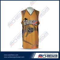 Fashion Customed Multi-color Basketball Jersey