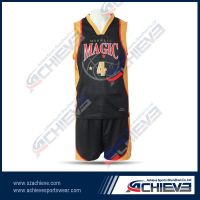 Custom made reversible basketball jersey