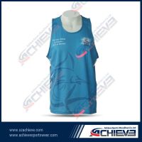 Quick dry sublimation basketball top sports vest