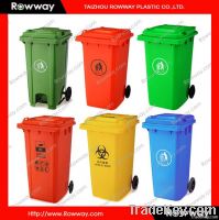 plastic garbage bin