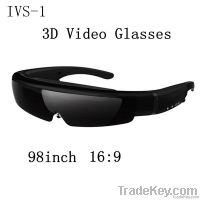 98inch virtual screen 3d video glasses, 3d format is side by side