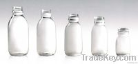 clear glass bottle for syrup