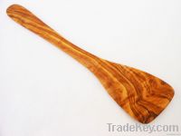 Olive Wood Spatula, Kitchen Utensil, Cooking Tool From Tunisia