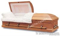 wooden casket