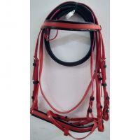 Genuine imported PVC horse Arabian bridle Red with rust proof Brass fittings From India
