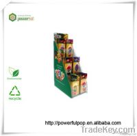 step pop up cardboard display stand