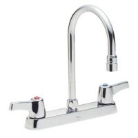 Dual lever chrome basin brass faucet From China