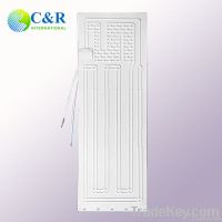 Aluminum roll bond refrigerator evaporator