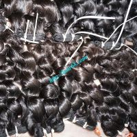 Weft Curly Human Hair Extensions 100% Remy Hair