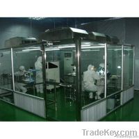 Vertical flow clean air booth