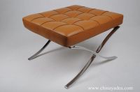 Barcelona chair and ottoman by Mies van der rohe