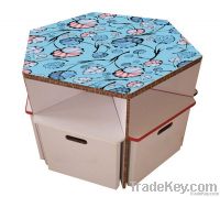 Honeycomb Paper Table and Chair Set (DKPF121037)