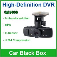 New 100% original Full HD 1080P 30FPS GS1000 1.5" LCD Car DVR Recorder with GPS logger G-sensor H.264 4 IR light Ambarella CPU