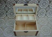 make-up wooden box