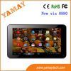 7 inch dual core dual camera el estuche de silicona para tablet pc