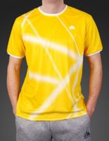 Men&#039;s Sports T-shirt | Printed Yellow Round Neck Tee Shirt