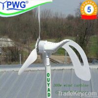 200w/300w/400w 12v/24v small wind turbine/wind mill for LED light