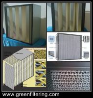 Pleated box HEPA filter