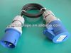 SJ-B02 New rubber Industrial extension cord manufacture 200-250V