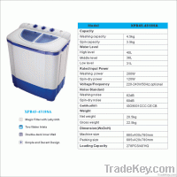 Twin tub top loading washing machine