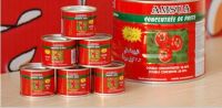 Canned tomato paste