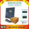 40w solar mini home lighting kit with 6pcs led bulbs 12 hours lighting time and USB mobile charging