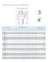 Ball bearings (With eccentic locking collar)