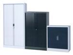Tambour door cabinet