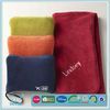 100% polyester soft and warm travel blanket set