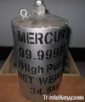 High Purity Liquid Silvery Mercury 99.999%