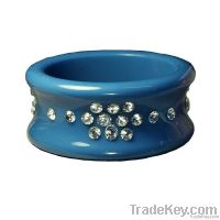 Resin Ring With Rhinestones MGR5001