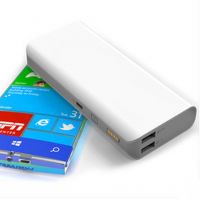 8000mah capacity dual USB power bank 