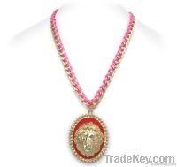 Fashion Jewelry Lion Pendant Metal Chain Necklace