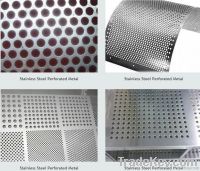 Stainless steel perforated mesh