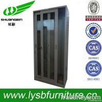 Strong hold clearly view steel storage cabinet