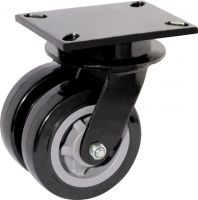 heavy-duty polyurethane Twin industrial Casters