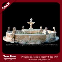 Statue decoration natural marble water fountain  