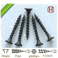 Manufacturer!!! black phosphated C1022 hardened drywall screw