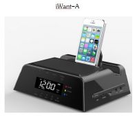 Bluetooth Speaker Witth Clock Alarm And