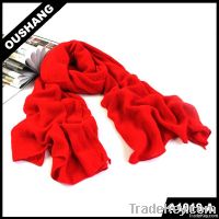 A1019-A Red Solid Women & Girls Fahion Scarfs