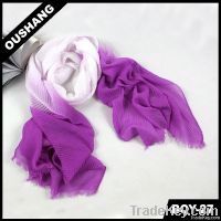 New Arrival Ladys Polyester Printing Ruffle Scarves BQY27