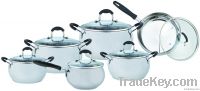 12pcs Apple Shape Cookware Set With