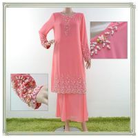 High quality chiffon plain baju kurung 2013 