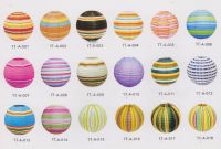 party decoration paper lantern paper shade string light 